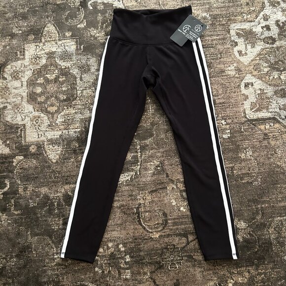NWT Move Theology Deluxe Rib Fabric Two Stripe Legging Size S - Picture 8 of 8